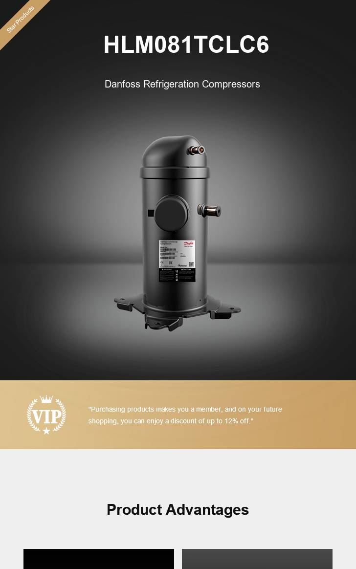 Danfoss Compressor HLM081TCLC6, technical parameters pdf, structure diagram